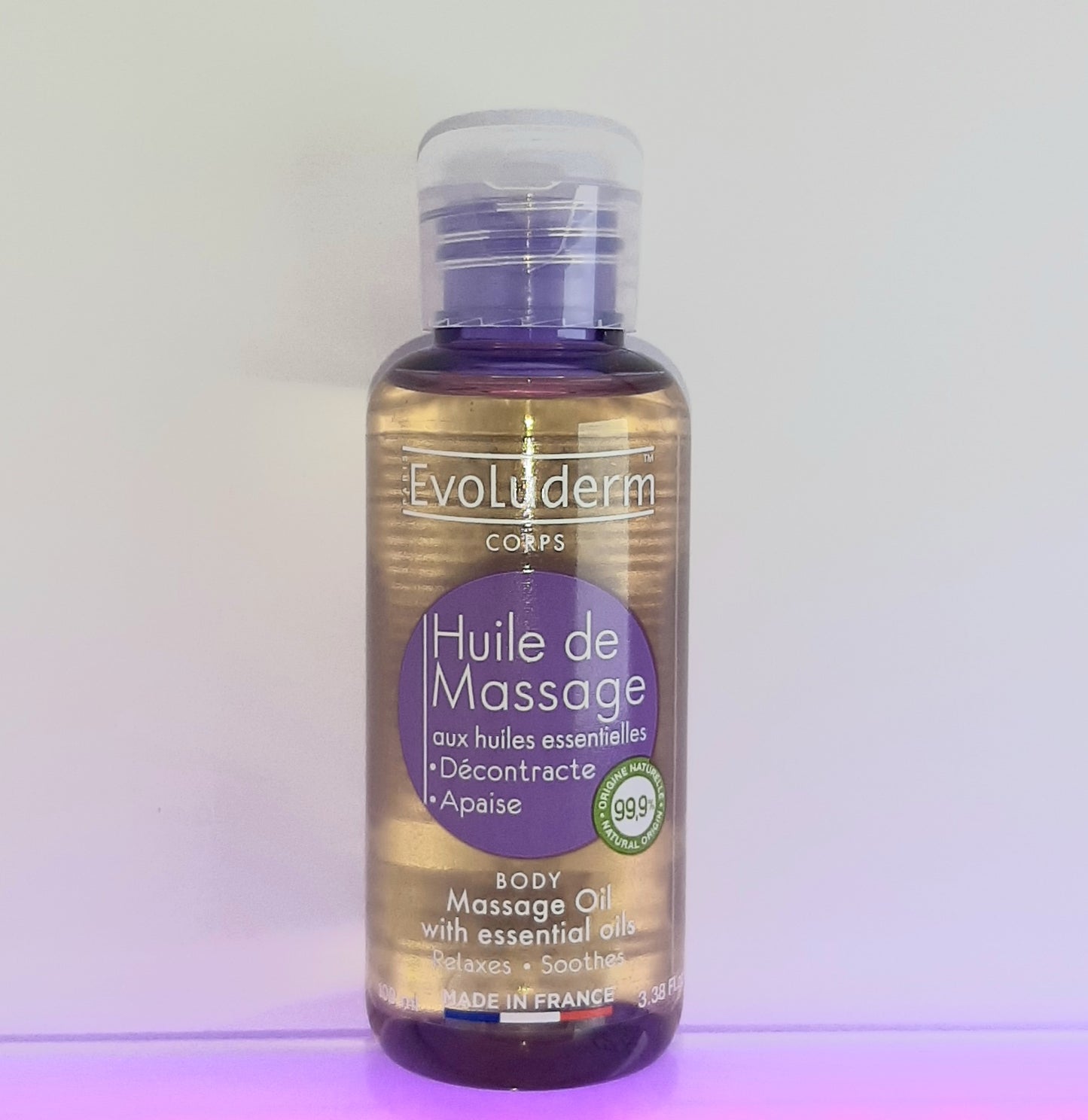 HUILE DE MASSAGE AUX HUILES ESSENTIELLES